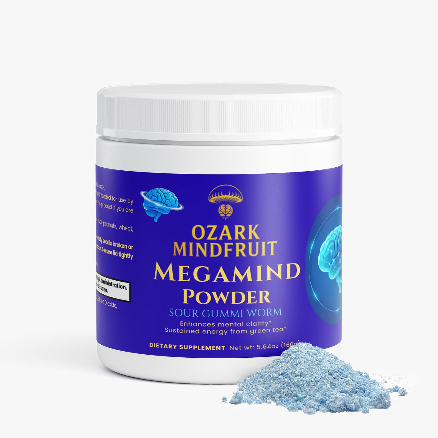 MegaMind Powder (Sour Gummi Worm)