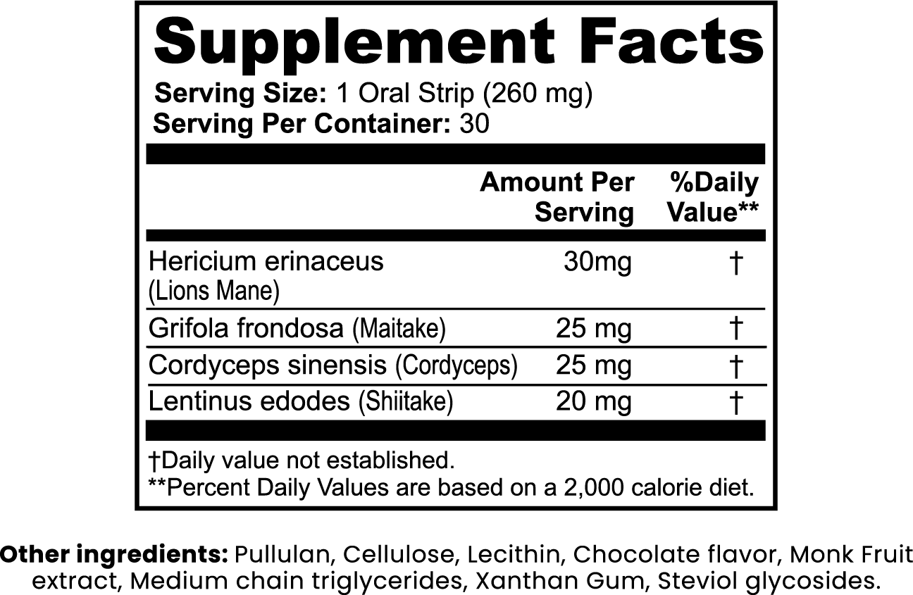 Mindbrew Muse | Mushroom Focus Strips