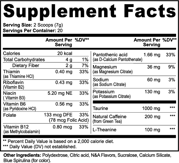 Eye of Tiger Energy Powder(Cotton Candy)